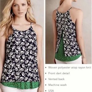 Porridge by Anthropologie Swan Tank Top